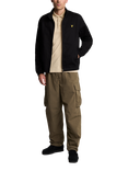 Lyle & Scott Zip Front Cotton Harrington Jacket