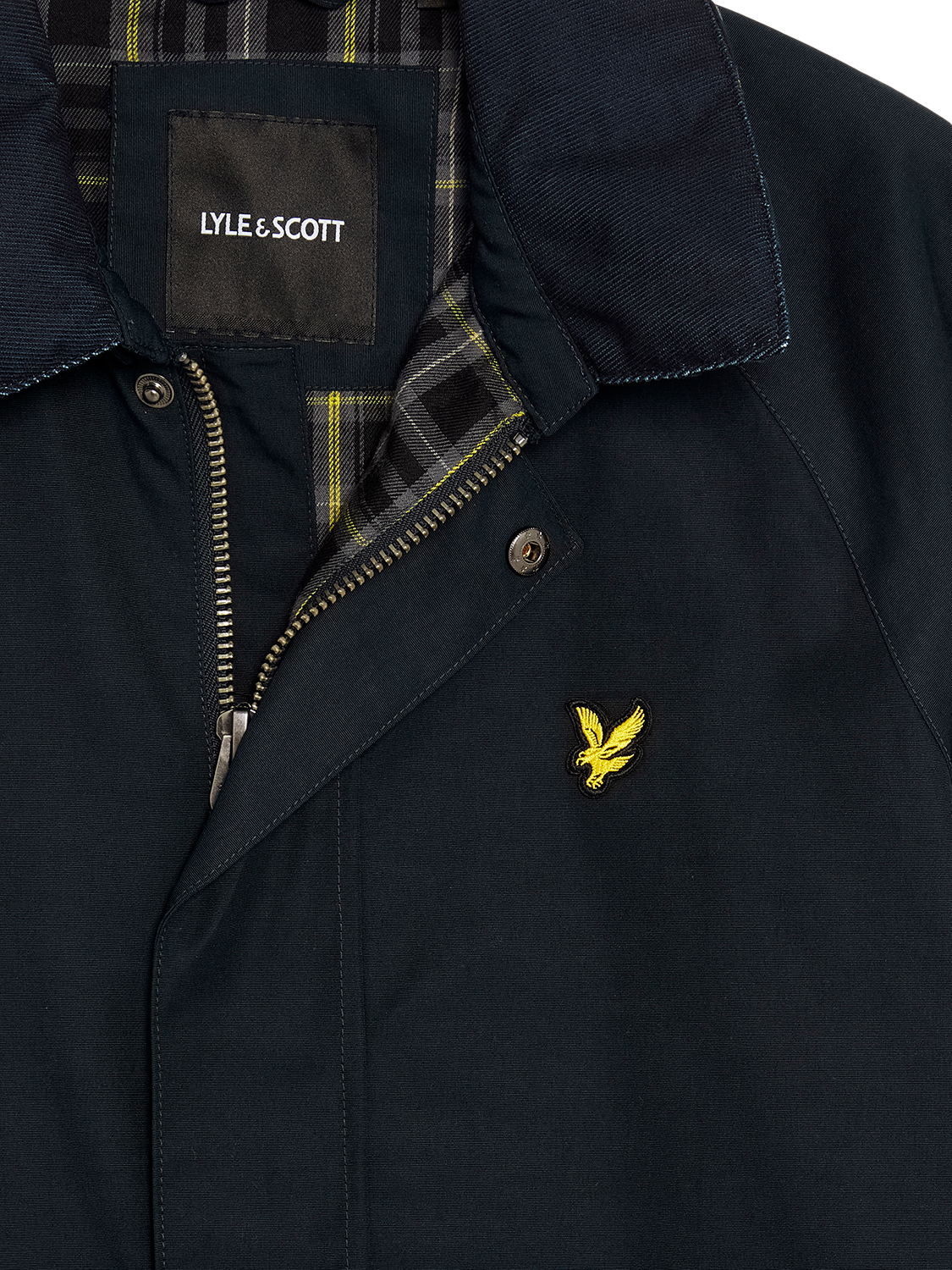 Product image 7 of 7, which shows Lyle & Scott Cotton Blend Hunting Jacket, Dark Navy, XXL