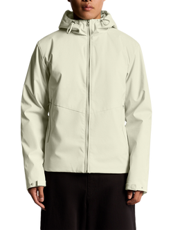 Lyle & Scott Hooded Zip Front Jacket, Grey Taupe