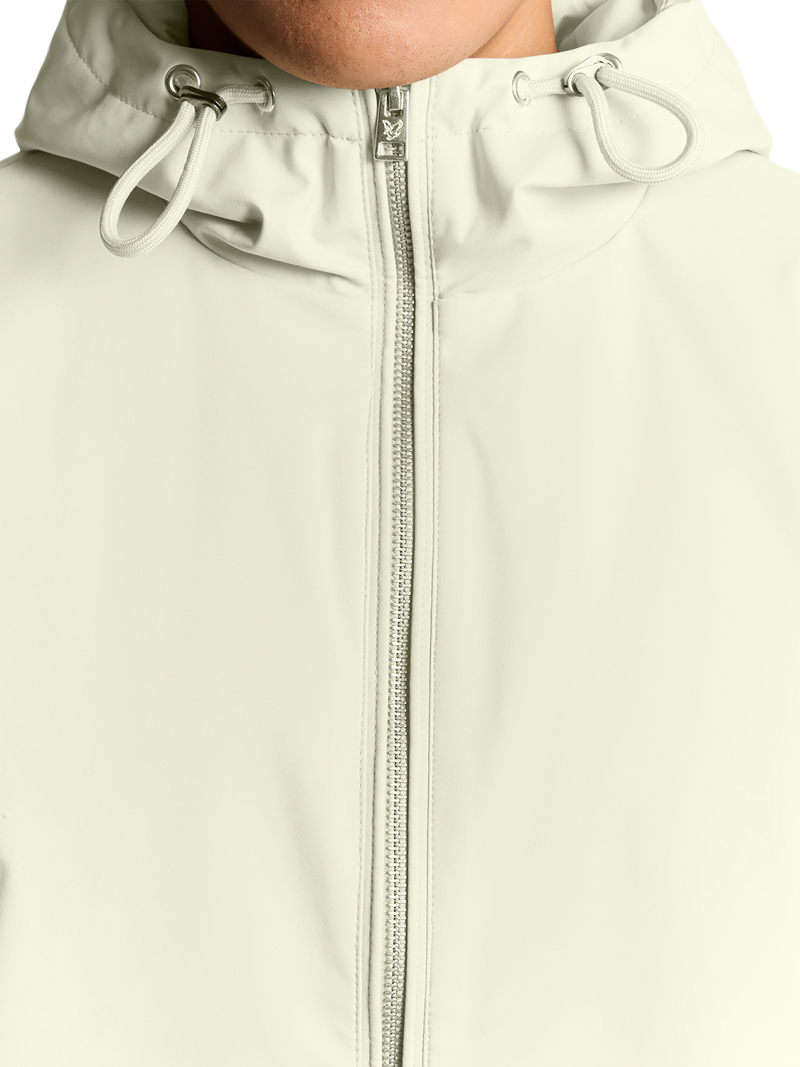 Product image 3 of 7, which shows Lyle & Scott Hooded Zip Front Jacket, Grey Taupe, XXL