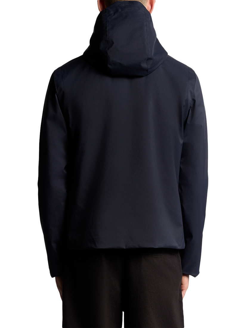 Product image 4 of 7, which shows Lyle & Scott Hooded Zip Front Shell Jacket, Dark Navy, XXL