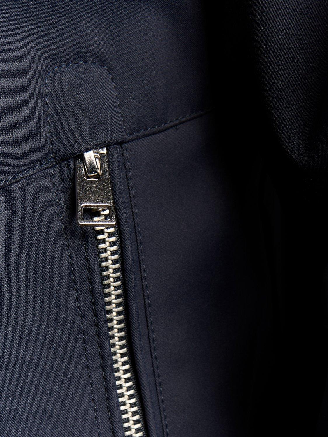 Product image 6 of 7, which shows Lyle & Scott Hooded Zip Front Shell Jacket, Dark Navy, XXL