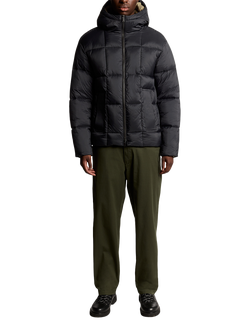 Lyle & Scott Square Wadded Puffer Jacket, Black - view 2, Black