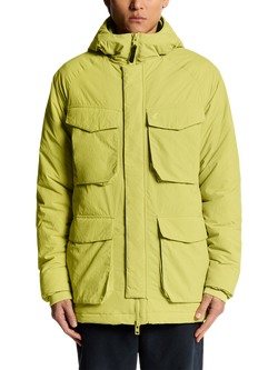 Lyle & Scott Technical Wadded Parka, Pale Willow