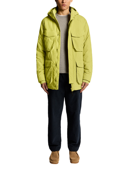 Lyle & Scott Technical Wadded Parka - view 2, Pale Willow