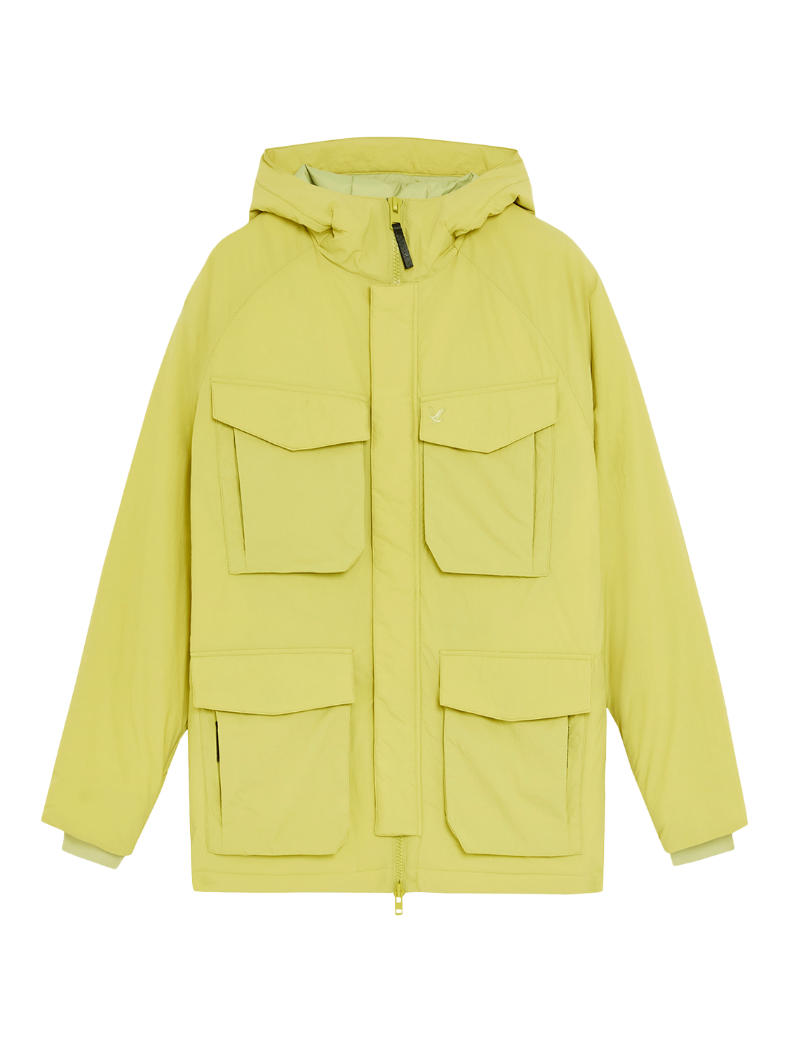 Product image 5 of 7, which shows Lyle & Scott Technical Wadded Parka, Pale Willow, XS