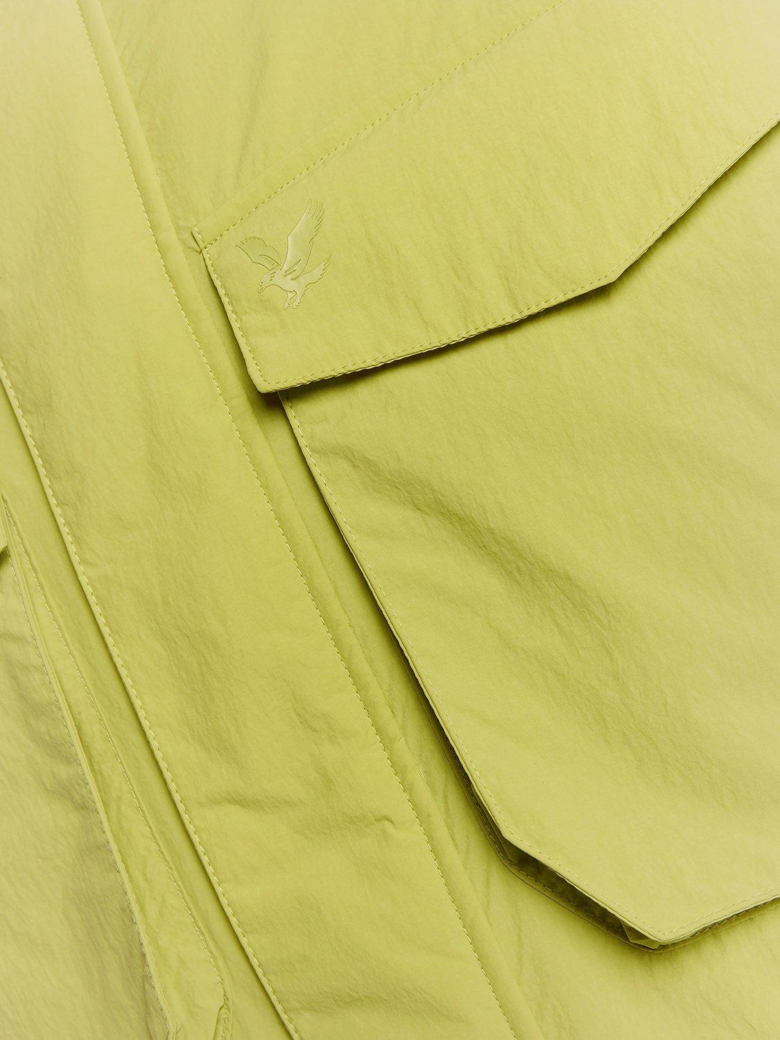 Product image 6 of 7, which shows Lyle & Scott Technical Wadded Parka, Pale Willow, XS