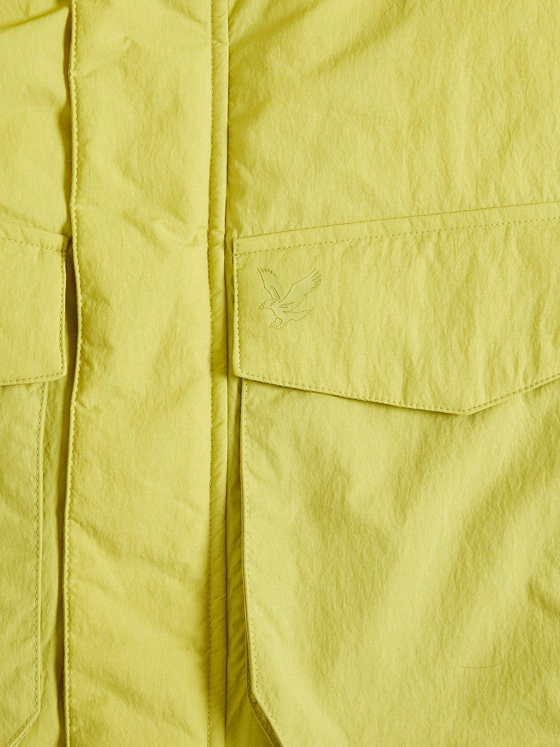 Product image 7 of 7, which shows Lyle & Scott Technical Wadded Parka, Pale Willow, XS