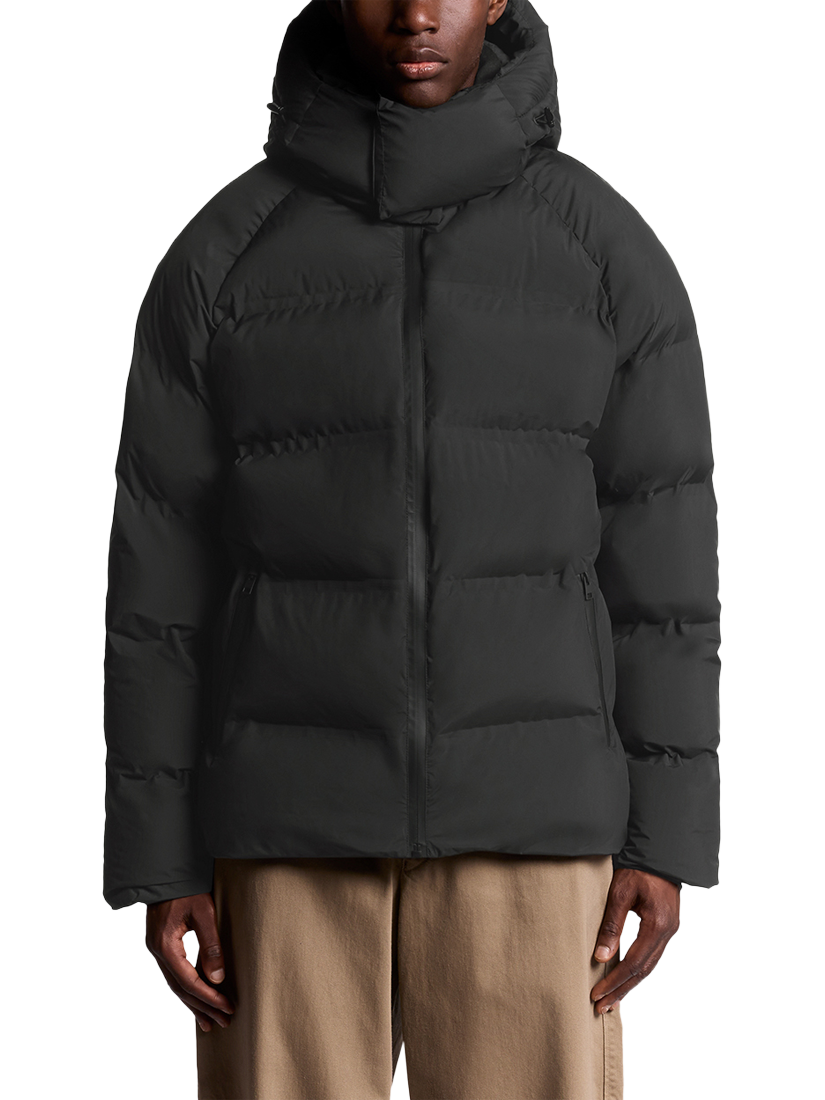 Product image 1 of 7, which shows Lyle & Scott Welded Puffer Jacket, Z865 Jet Black, XXL