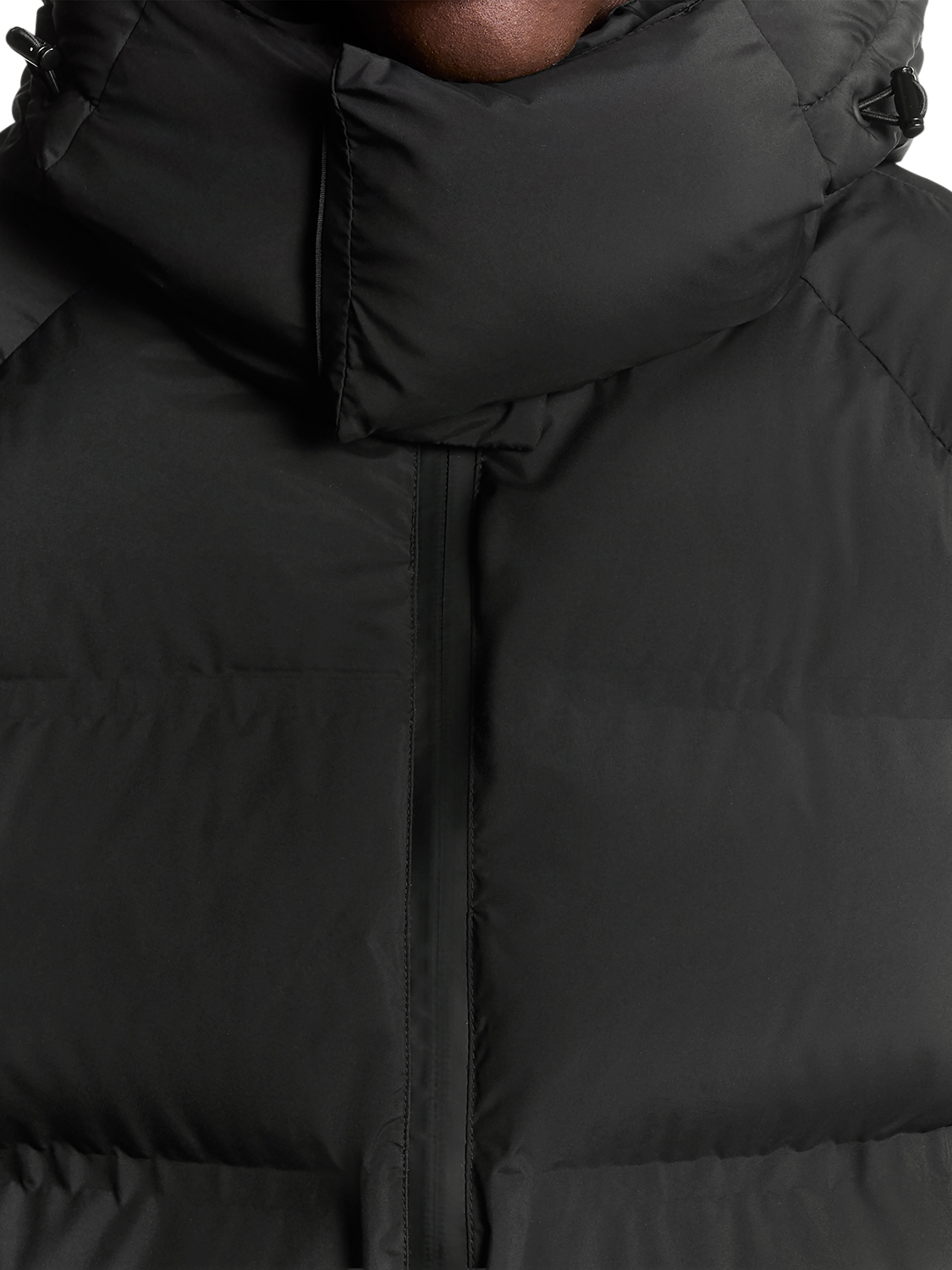 Product image 3 of 7, which shows Lyle & Scott Welded Puffer Jacket, Z865 Jet Black, XXL