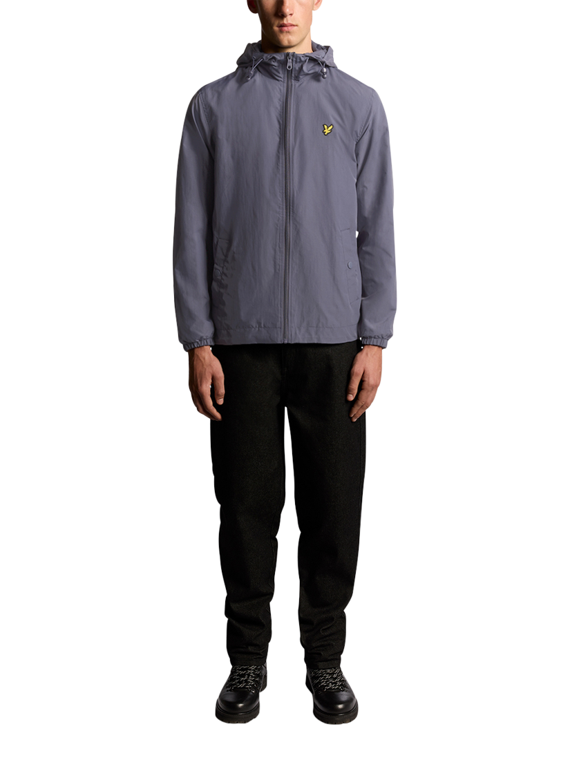 Product image 2 of 7, which shows Lyle & Scott Zip Through Hoodie, X854 Graystone, XXL