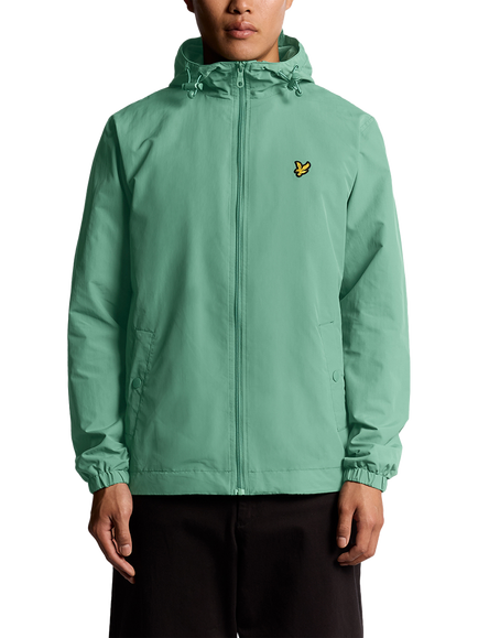 Lyle & Scott Zip Hooded Jacket, Agave Green