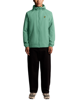Lyle & Scott Zip Hooded Jacket - view 2, Agave Green
