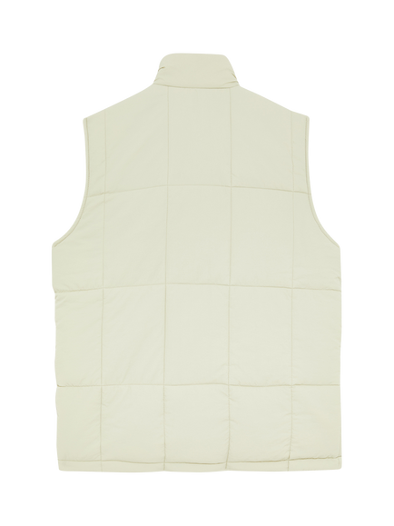 Lyle & Scott Reversible Quilted Gilet - view 2, Jet Black/Grey Taupe