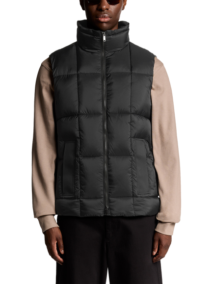 Lyle & Scott Zip Front Quilted Gilet, Lacquer