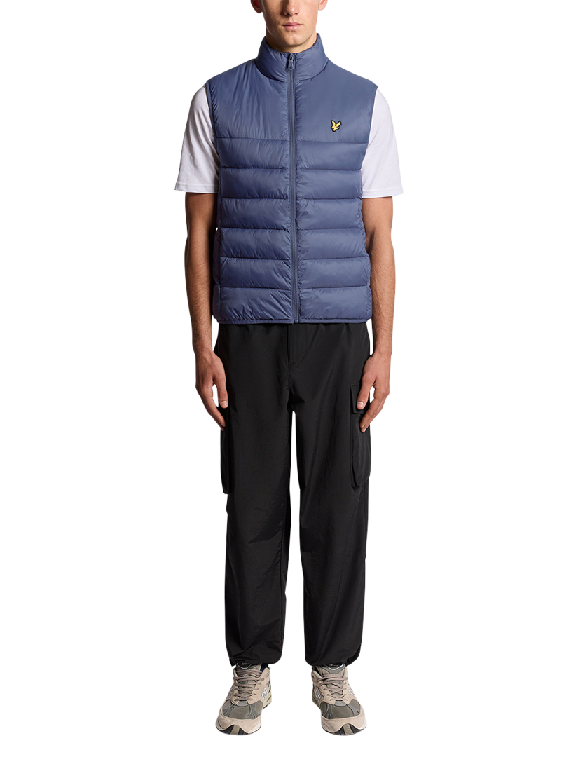 Product image 2 of 7, which shows Lyle & Scott Wadded Gilet, X854 Graystone, XXXL