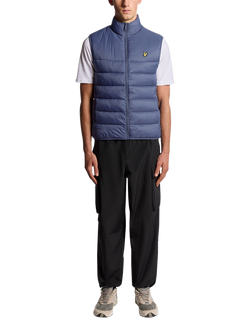 Lyle & Scott Wadded Gilet, X854 Graystone - view 2, X854 Graystone
