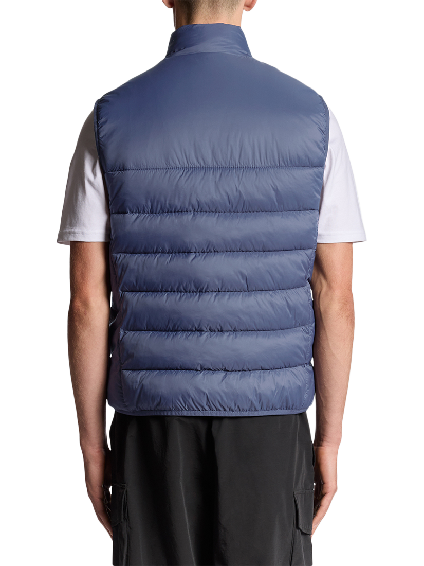 Product image 4 of 7, which shows Lyle & Scott Wadded Gilet, X854 Graystone, XXXL