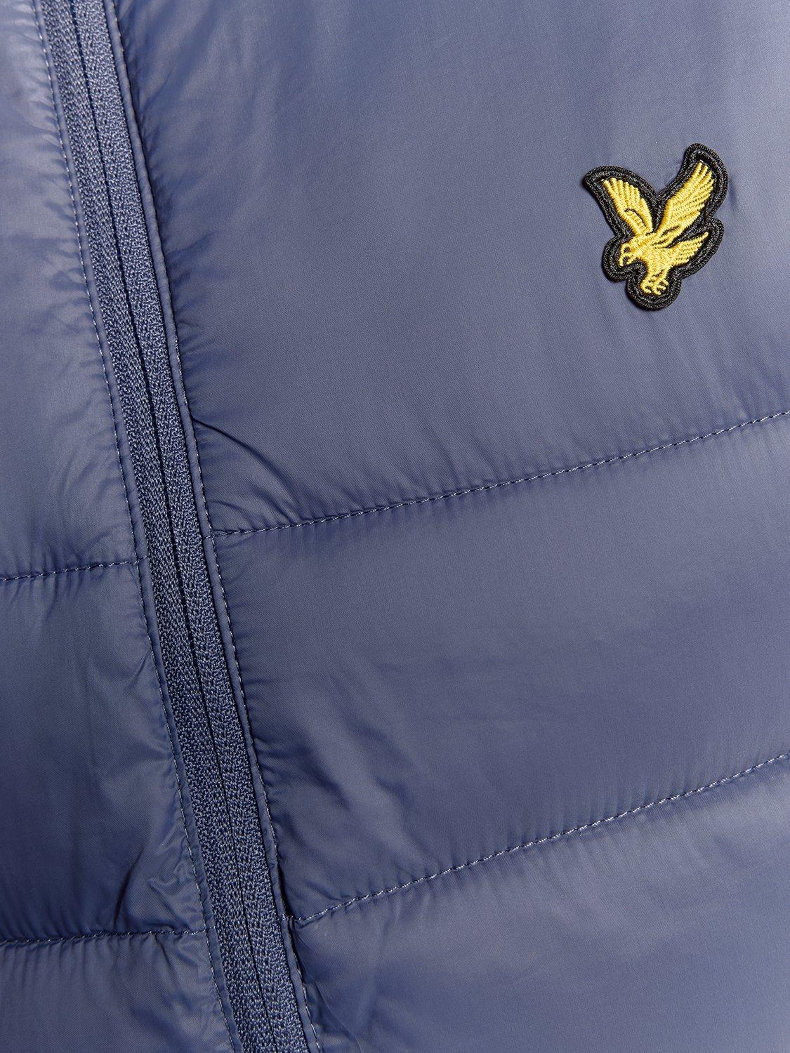 Product image 6 of 7, which shows Lyle & Scott Wadded Gilet, X854 Graystone, XXXL