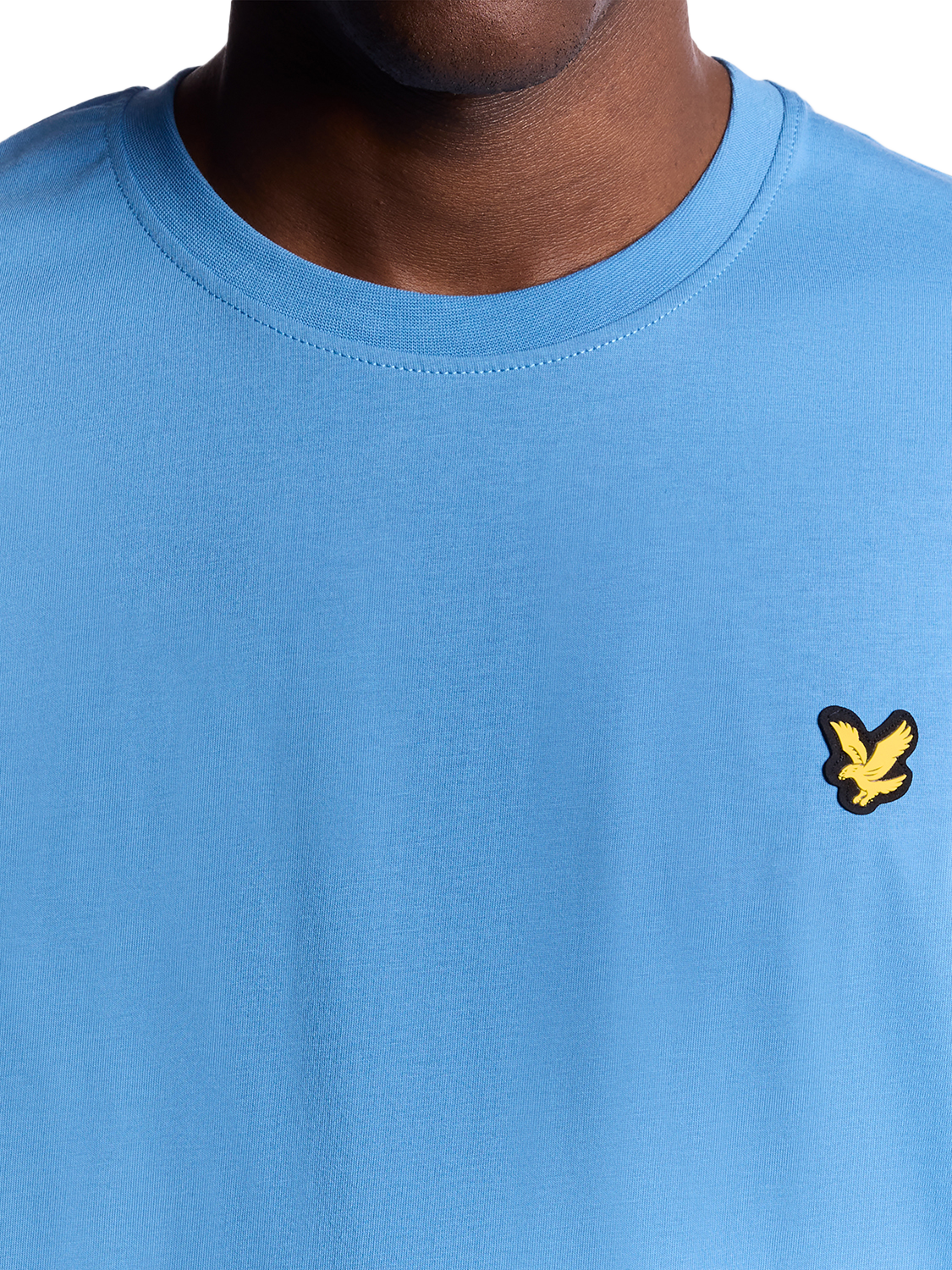 Product image 3 of 6, which shows Lyle & Scott Core Cotton Blend T-Shirt, Parisian Blue, XS