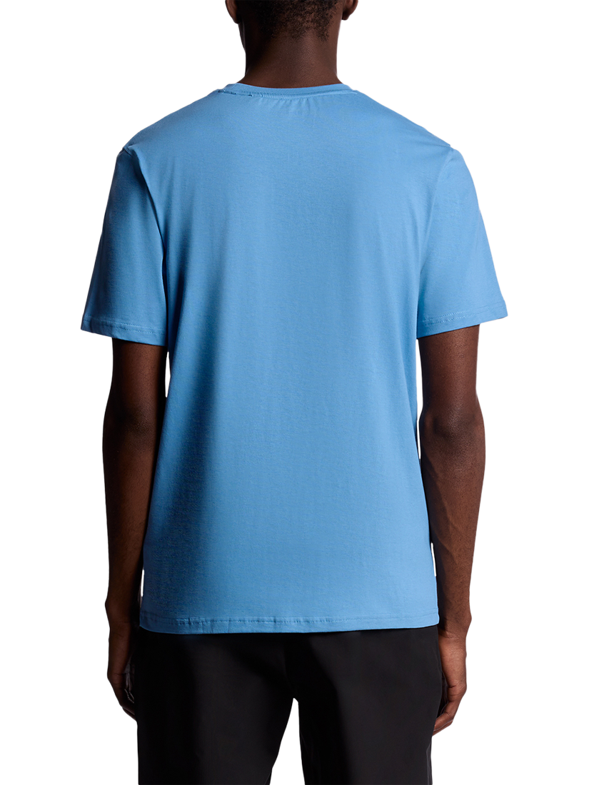 Product image 4 of 6, which shows Lyle & Scott Core Cotton Blend T-Shirt, Parisian Blue, XS