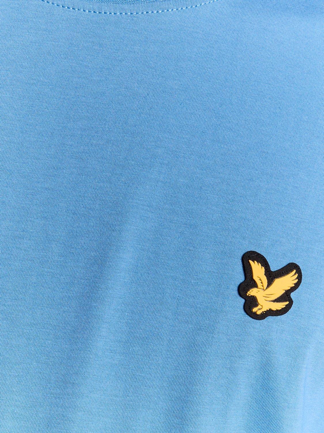 Product image 6 of 6, which shows Lyle & Scott Core Cotton Blend T-Shirt, Parisian Blue, XS