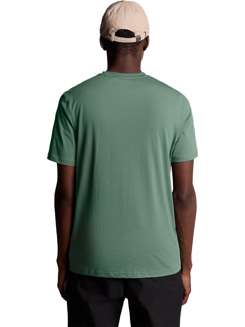 Product image 4 of 6, which shows Lyle & Scott Core Cotton Blend T-Shirt, Silver Pine, XS
