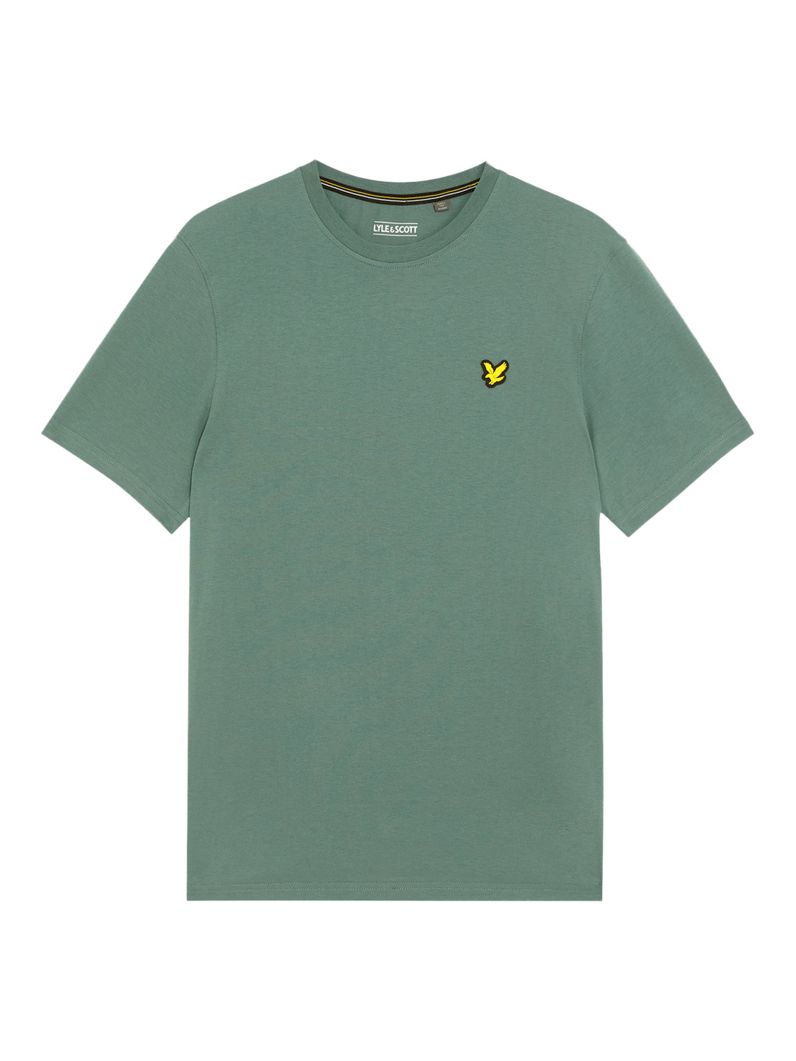 Product image 5 of 6, which shows Lyle & Scott Core Cotton Blend T-Shirt, Silver Pine, XS