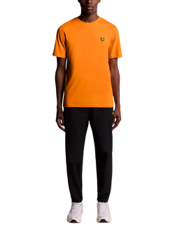 Lyle & Scott Core Cotton Blend T-Shirt - view 2, Vibrant Orange
