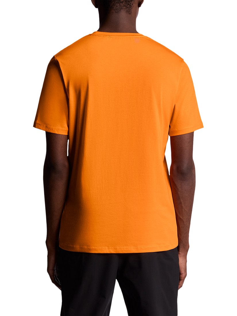 Product image 4 of 6, which shows Lyle & Scott Core Cotton Blend T-Shirt, Vibrant Orange, XS