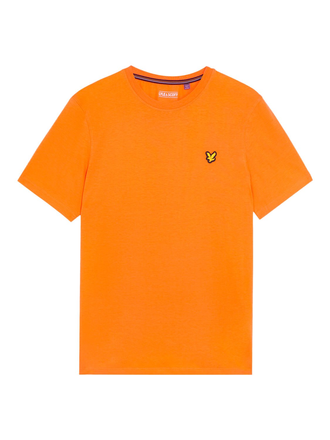 Product image 5 of 6, which shows Lyle & Scott Core Cotton Blend T-Shirt, Vibrant Orange, XS