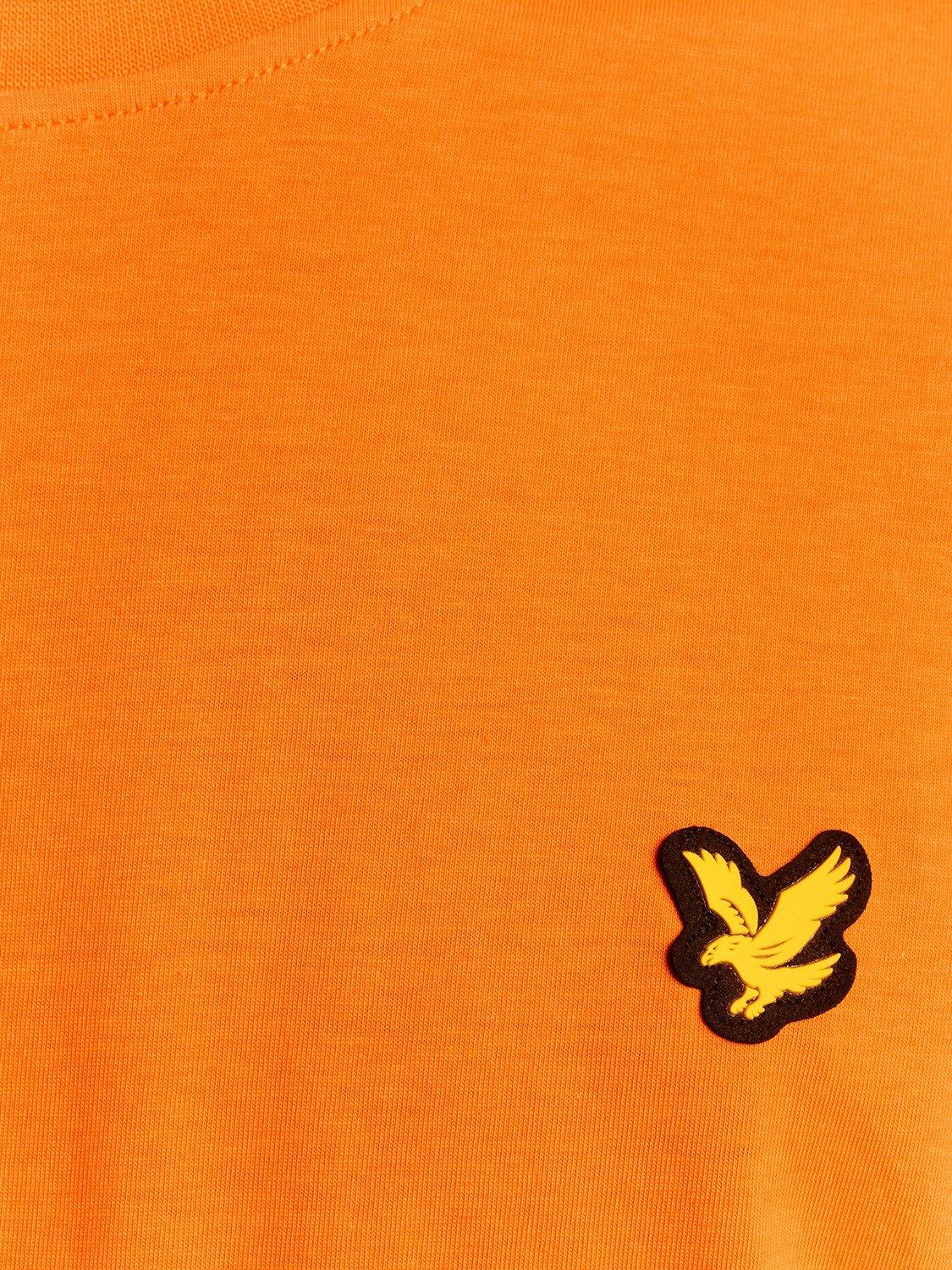 Product image 6 of 6, which shows Lyle & Scott Core Cotton Blend T-Shirt, Vibrant Orange, XS