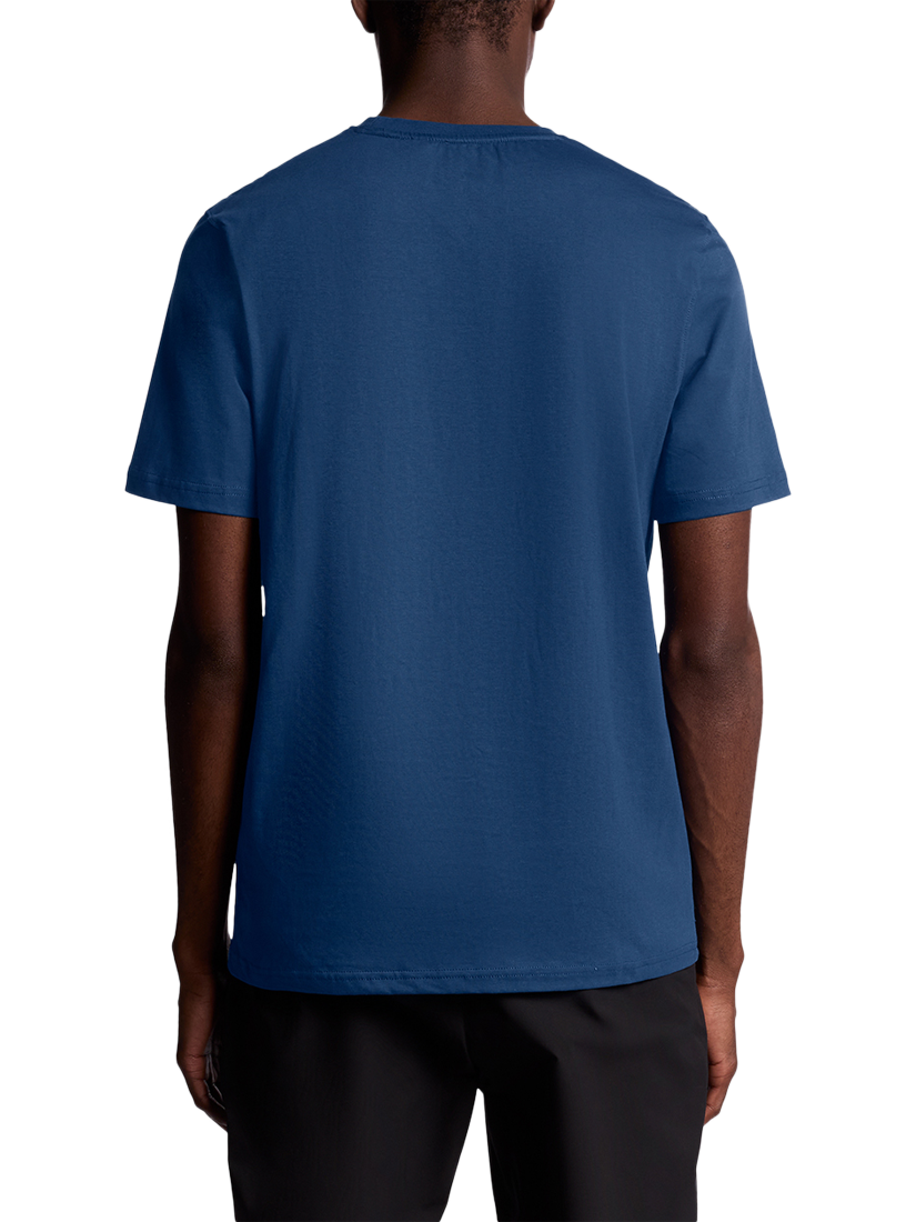 Product image 4 of 6, which shows Lyle & Scott Core Cotton Blend T-Shirt, Navy Peony, XS