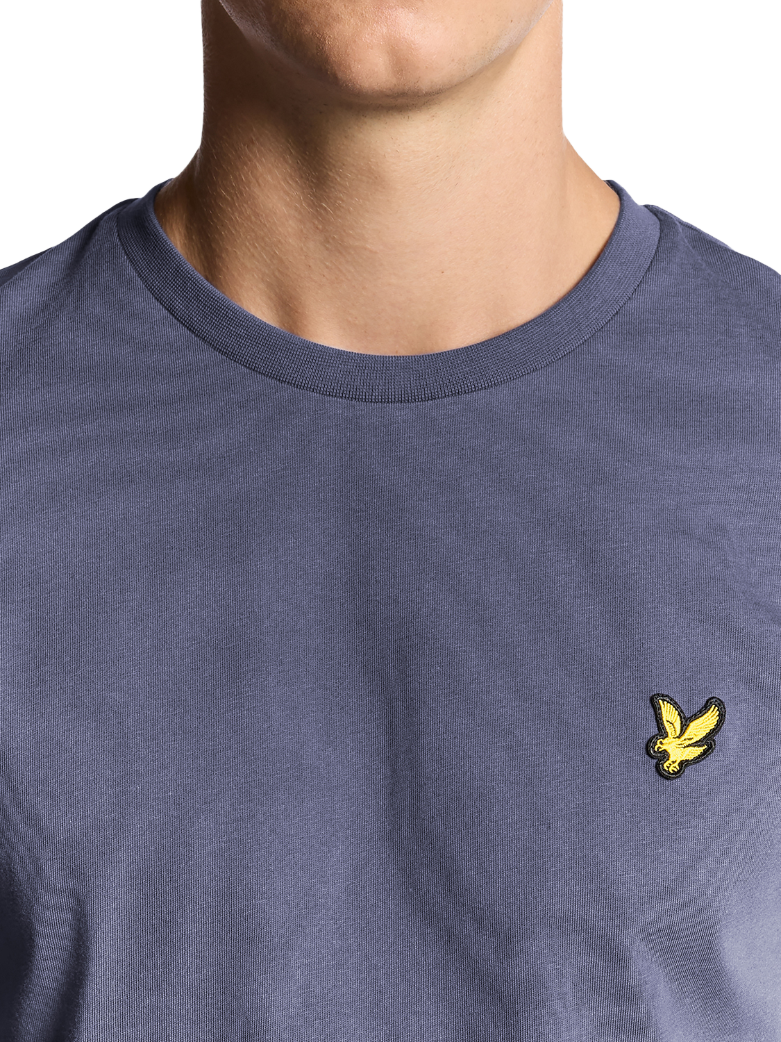 Product image 3 of 6, which shows Lyle & Scott Crew Neck Cotton T-Shirt, Graystone, XXL