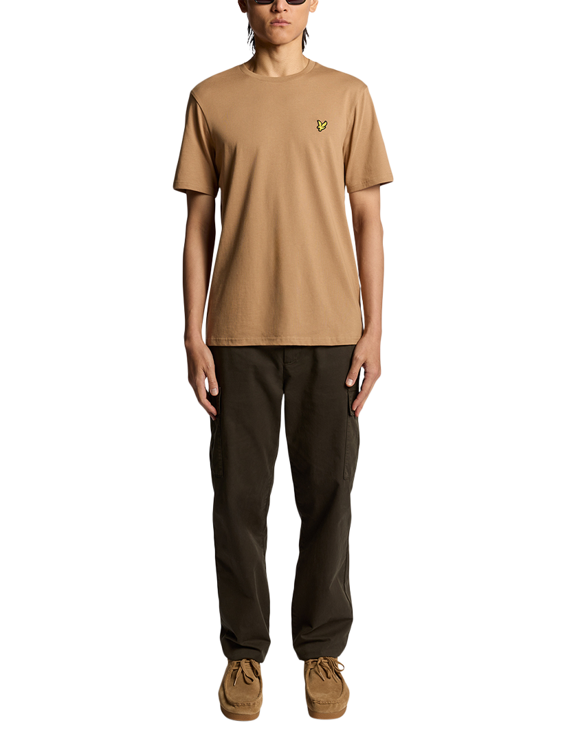 Product image 2 of 6, which shows Lyle & Scott Plain Cotton T-Shirt, X851 Tigers Eye, XXL