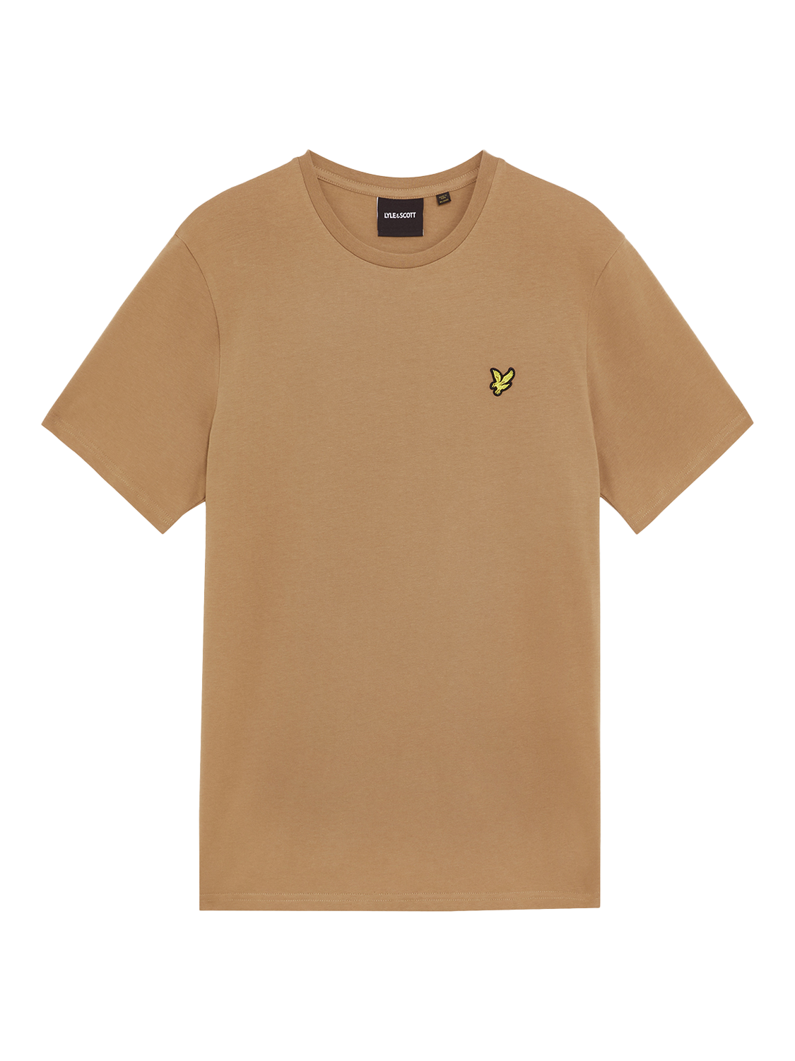 Product image 5 of 6, which shows Lyle & Scott Plain Cotton T-Shirt, X851 Tigers Eye, XXL