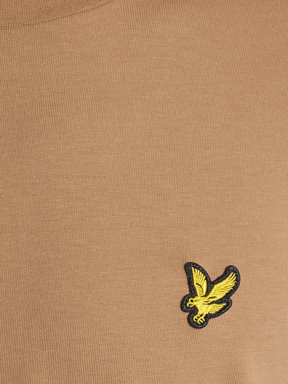 Product image 6 of 6, which shows Lyle & Scott Plain Cotton T-Shirt, X851 Tigers Eye, XXL