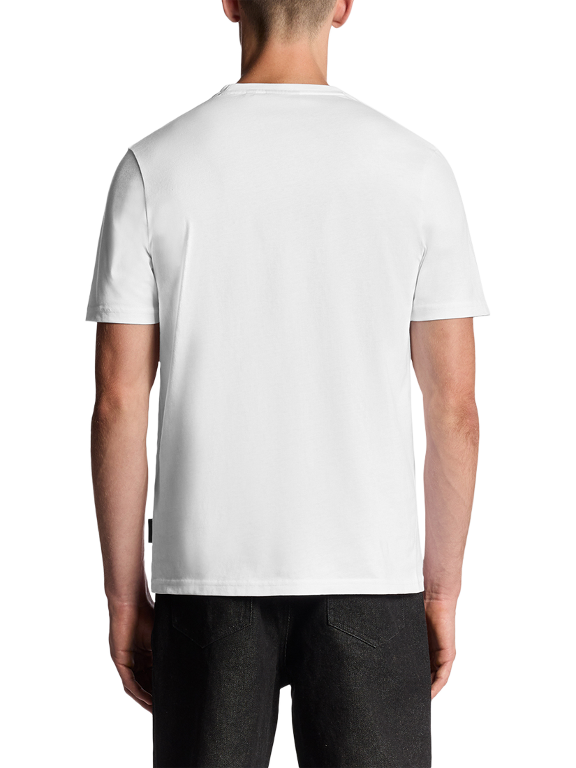 Product image 4 of 6, which shows Lyle & Scott Graphic Print Cotton T-Shirt, White, XXL