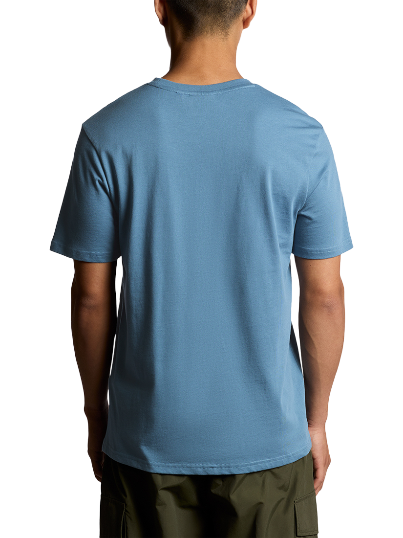 Product image 4 of 6, which shows Lyle & Scott Regular Fit Cotton T-Shirt, X861 Ocean Sky, XXL