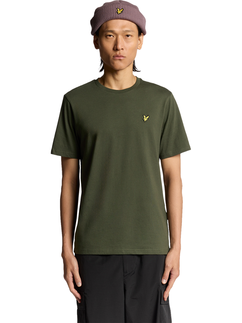 Product image 1 of 6, which shows Lyle & Scott Plain Cotton T-Shirt, X848 Deep Depths, XXL