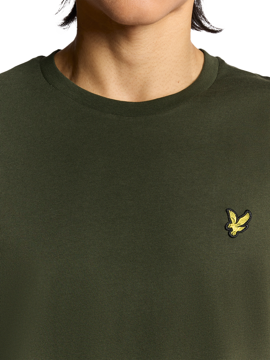 Product image 3 of 6, which shows Lyle & Scott Plain Cotton T-Shirt, X848 Deep Depths, XXL