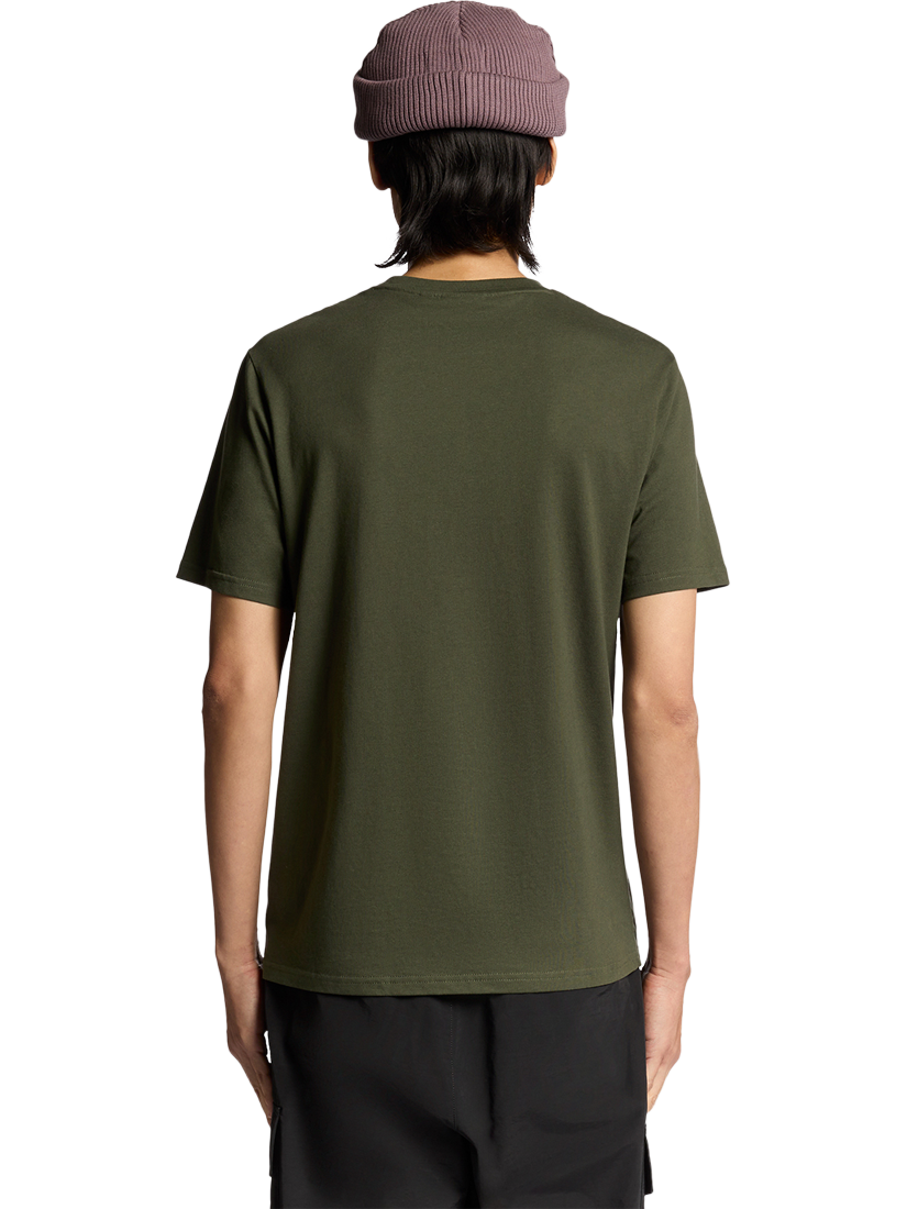 Product image 4 of 6, which shows Lyle & Scott Plain Cotton T-Shirt, X848 Deep Depths, XXL