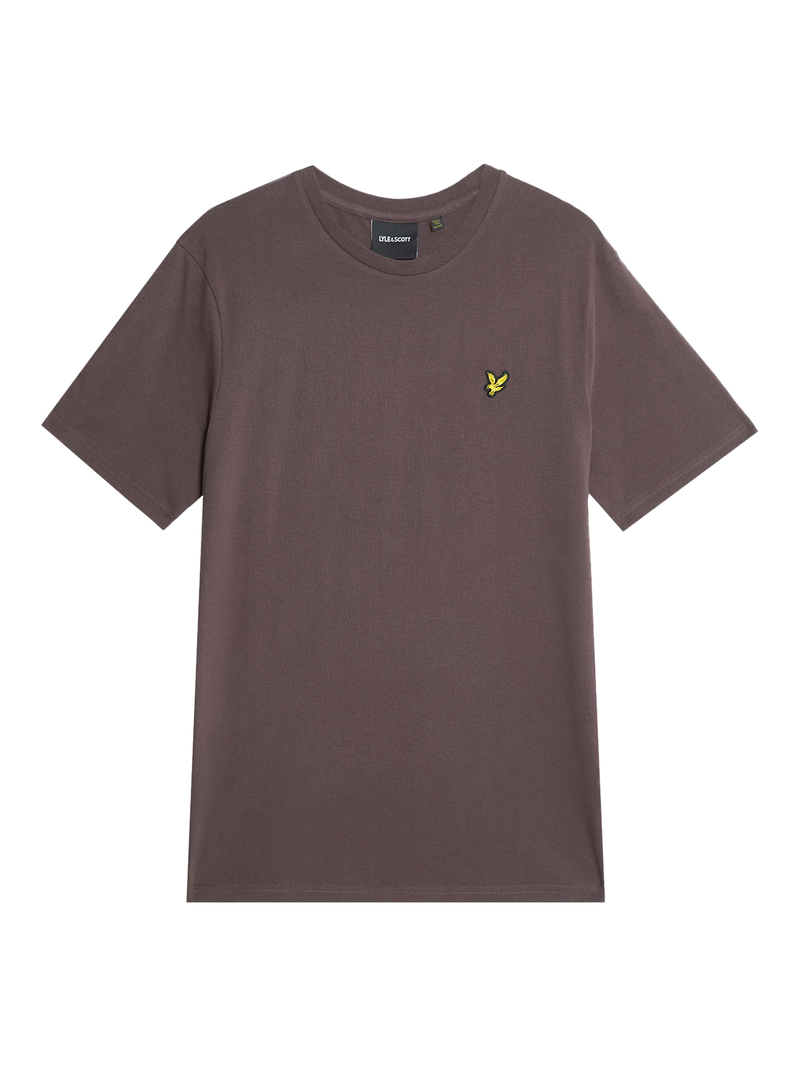 Product image 5 of 6, which shows Lyle & Scott Crew Neck Cotton T-Shirt, Espresso, XS