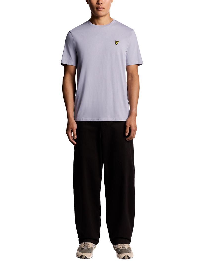 Product image 2 of 6, which shows Lyle & Scott Cotton Regular Fit Short Sleeve T-Shirt, Ash Lilac, XXL