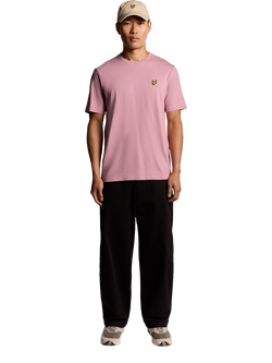Lyle & Scott Cotton Regular Fit Short Sleeve T-Shirt - view 2, Garden Rose