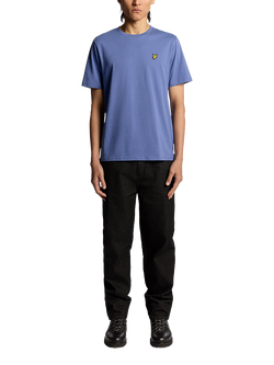 Lyle & Scott Plain Cotton T-Shirt - view 2, X876 Twilight