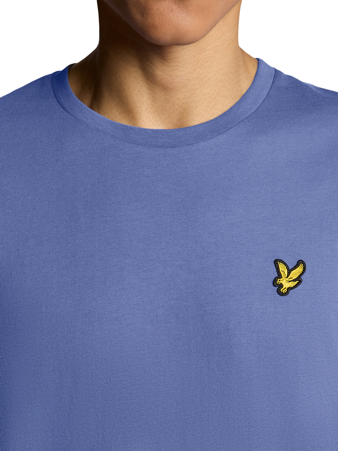 Product image 3 of 6, which shows Lyle & Scott Plain Cotton T-Shirt, X876 Twilight, XXL