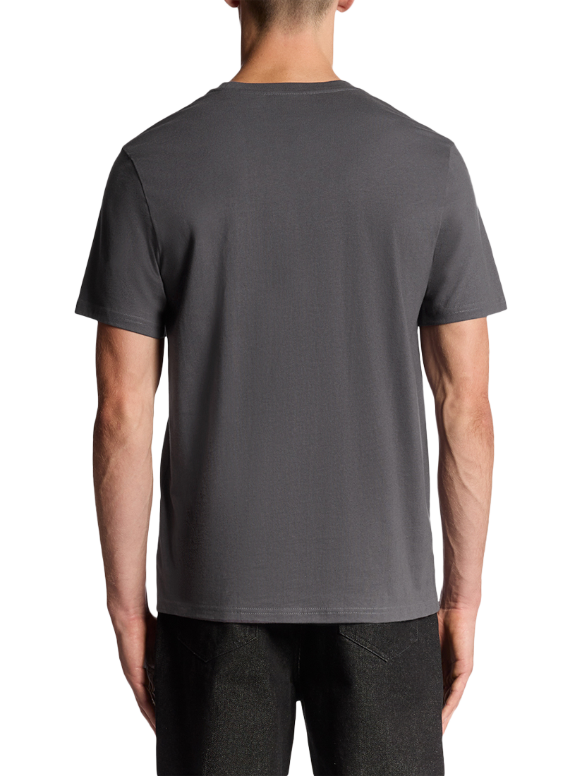 Product image 4 of 6, which shows Lyle & Scott Plain Cotton T-Shirt, X878 Shadow, XXL