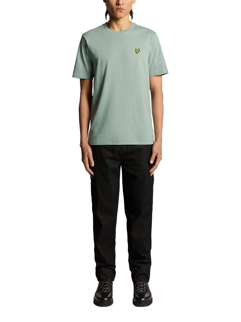 Product image 2 of 6, which shows Lyle & Scott Crew Neck Cotton T-Shirt, Cold Mint, XS