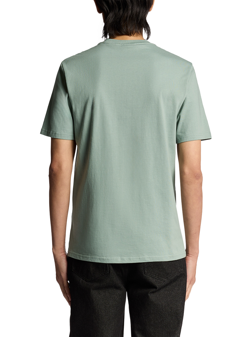 Product image 4 of 6, which shows Lyle & Scott Crew Neck Cotton T-Shirt, Cold Mint, XS